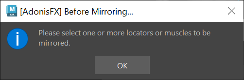 Mirror Script Confirmation Dialog Selection Empty