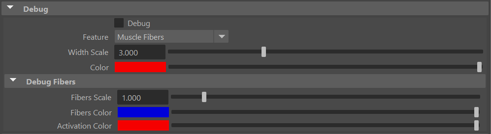 AdnMuscle editor debug menu